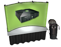 table top popup exhibit