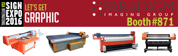 Paradigm Imaging Group and SID Signs at ISA International Sign Expo 2016