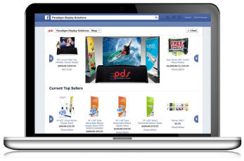 Paradigm Display Solutions Launches Facebook eCommerce Store